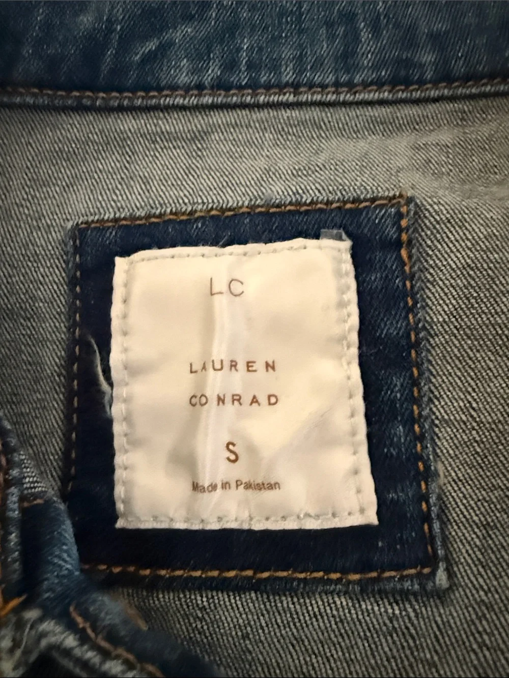 LC Lauren Conrad Medium Blue Denim Jean Jacket - Picture 2 of 15